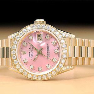 Rolex President 18k Datejust Ladies Watch w/ factory box and hang tag!!!